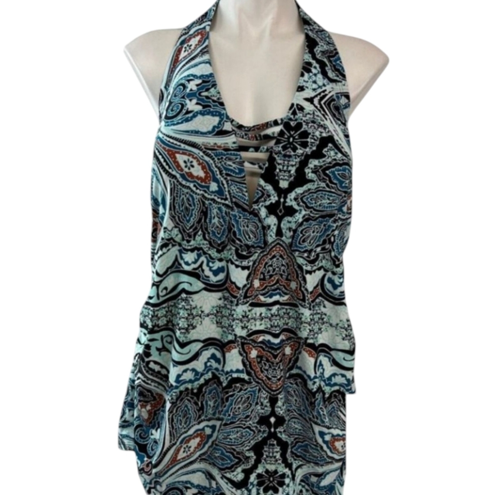 ⏰ 1 DAY ONLY SALE PRICE😎 SWIM BY CACIQUE SWIM HIGH LOW SWIM TOP